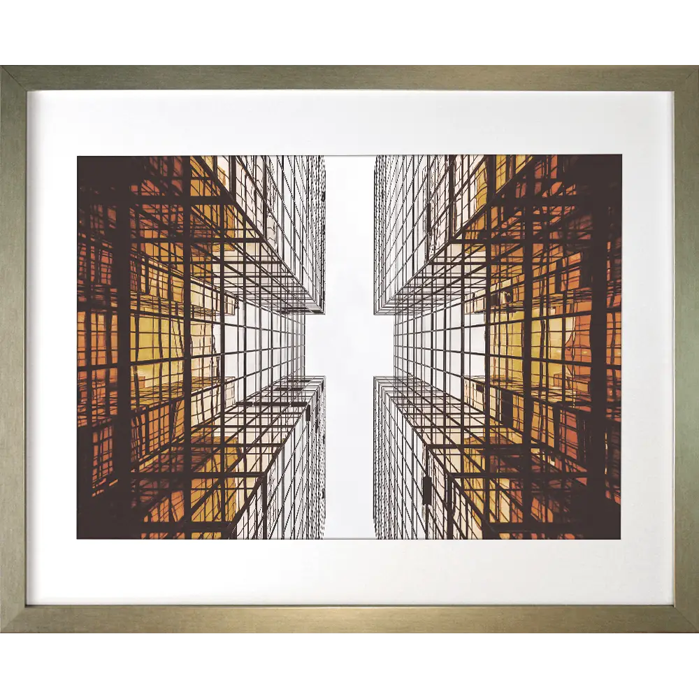 Framed Modern Art of Buildings