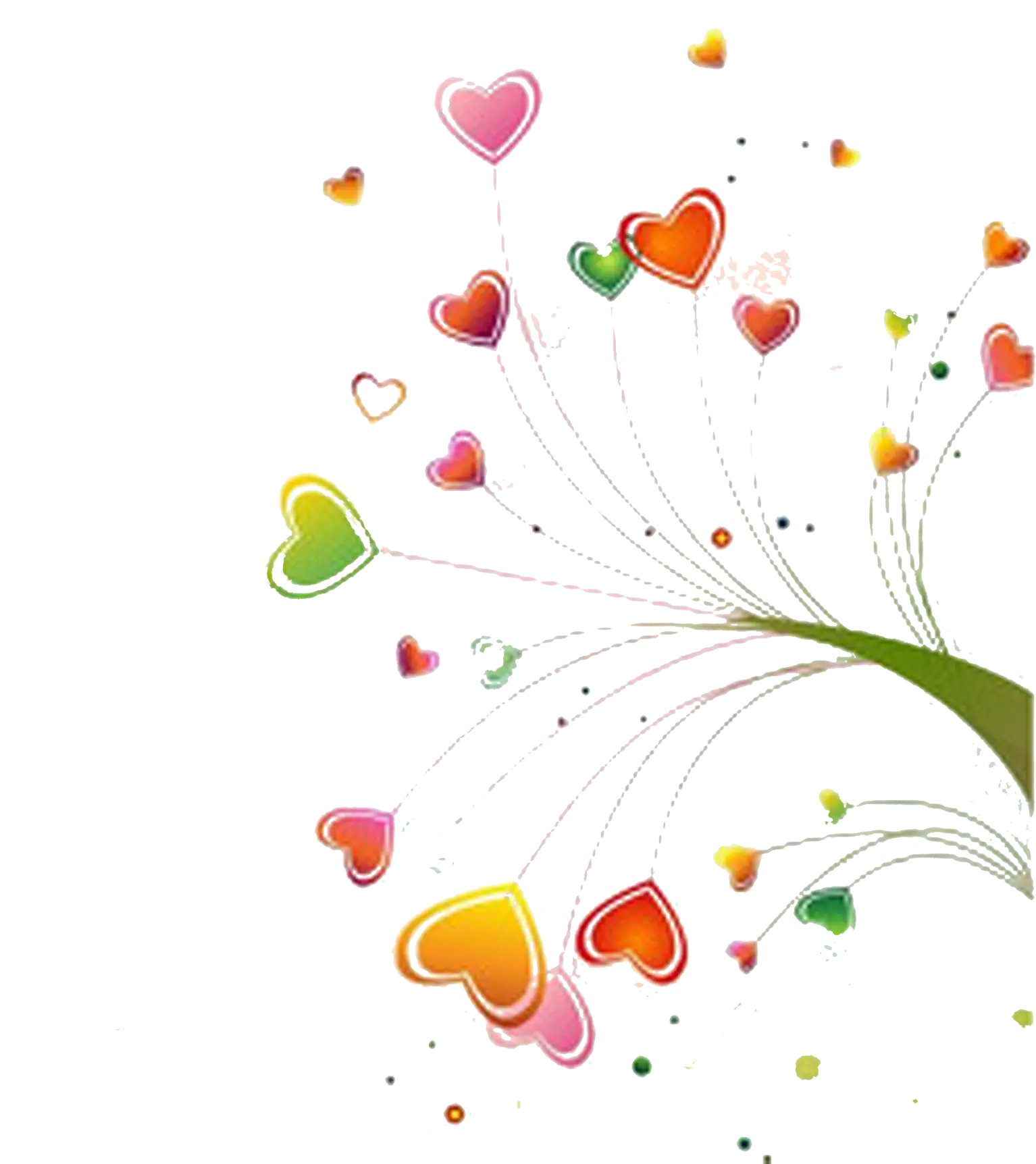 Colorful Heart Tree