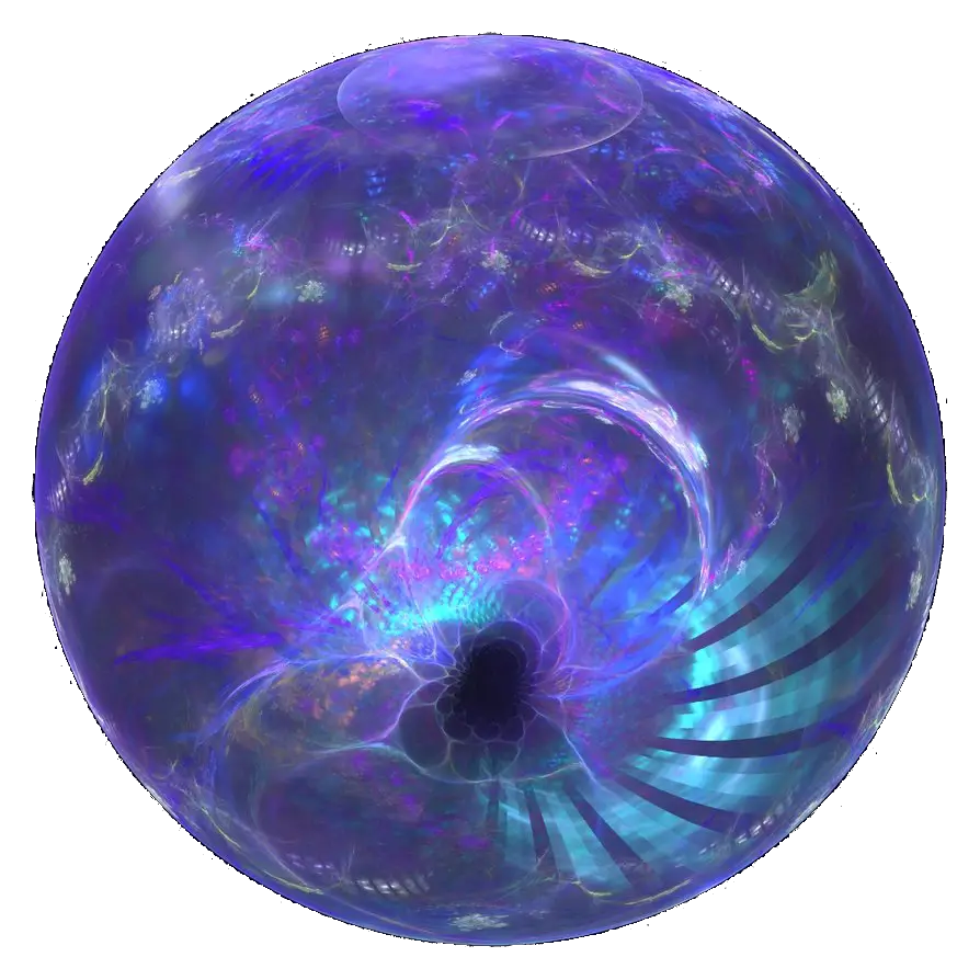 Mystical Blue Sphere