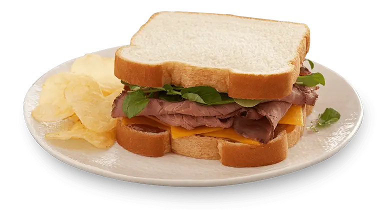 Delicious Sandwich with Chips