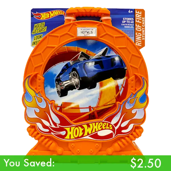 Hot Wheels Toy Set with Car and Track