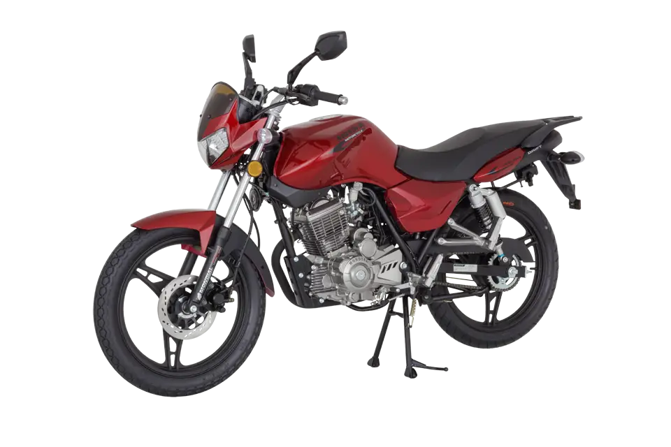 Red Motorbike for Urban Transport