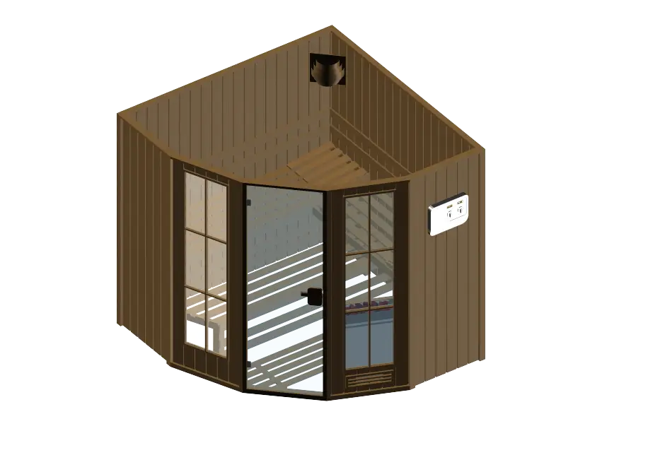 Cozy Wooden Sauna