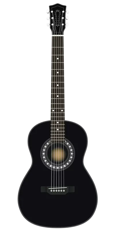 Black Acoustic Guitar