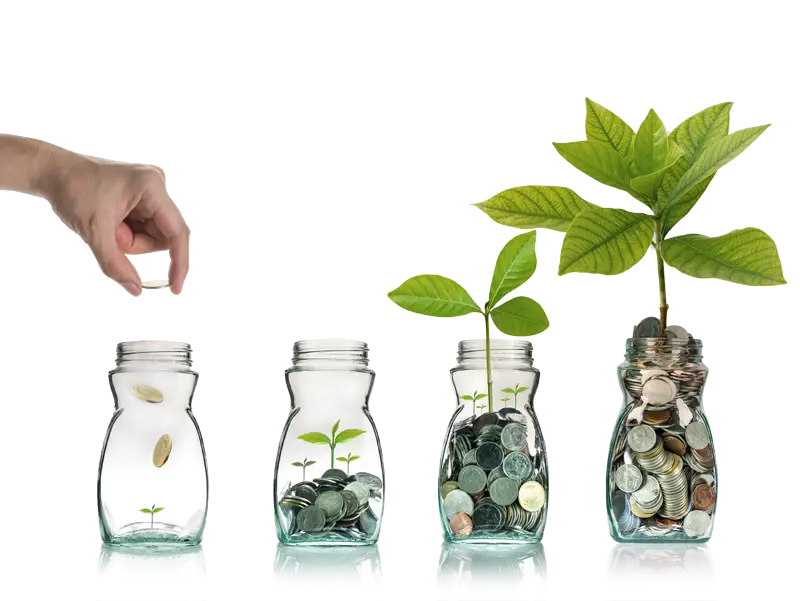 Growing Money in Jars