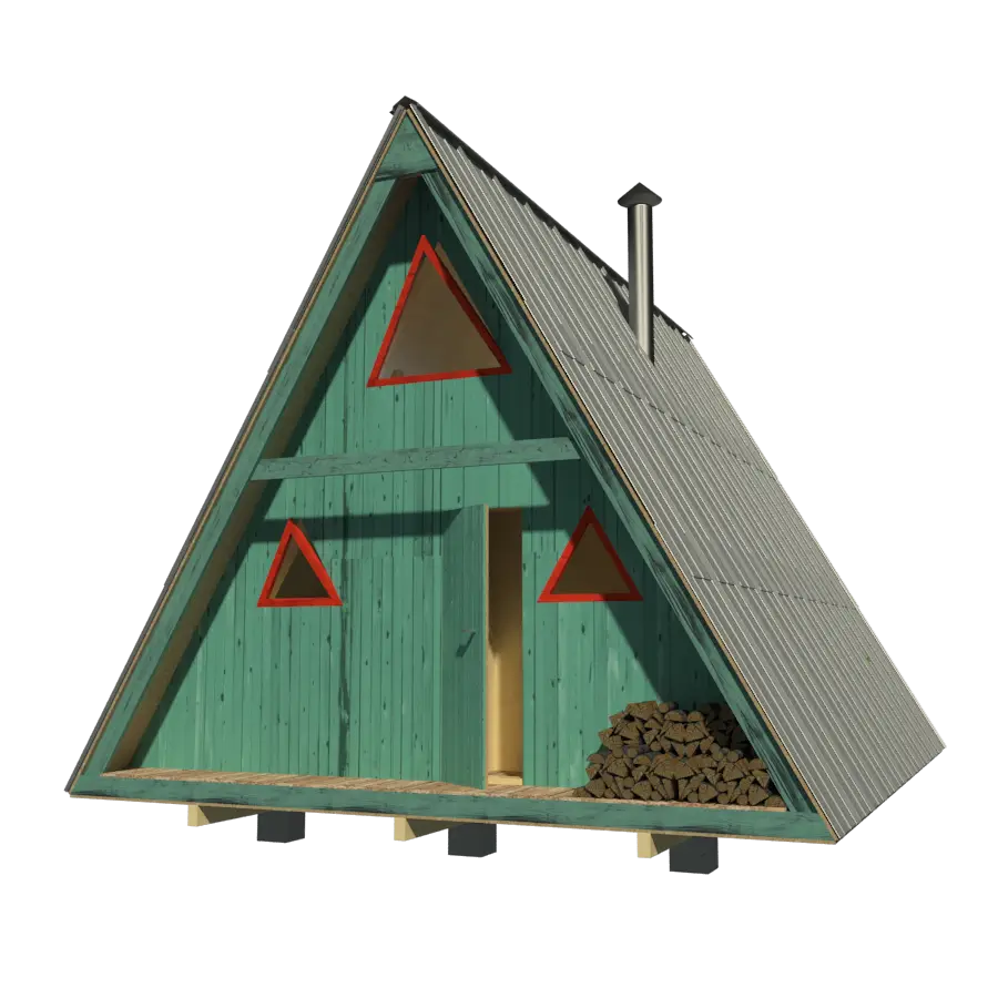 Small cute doodle house