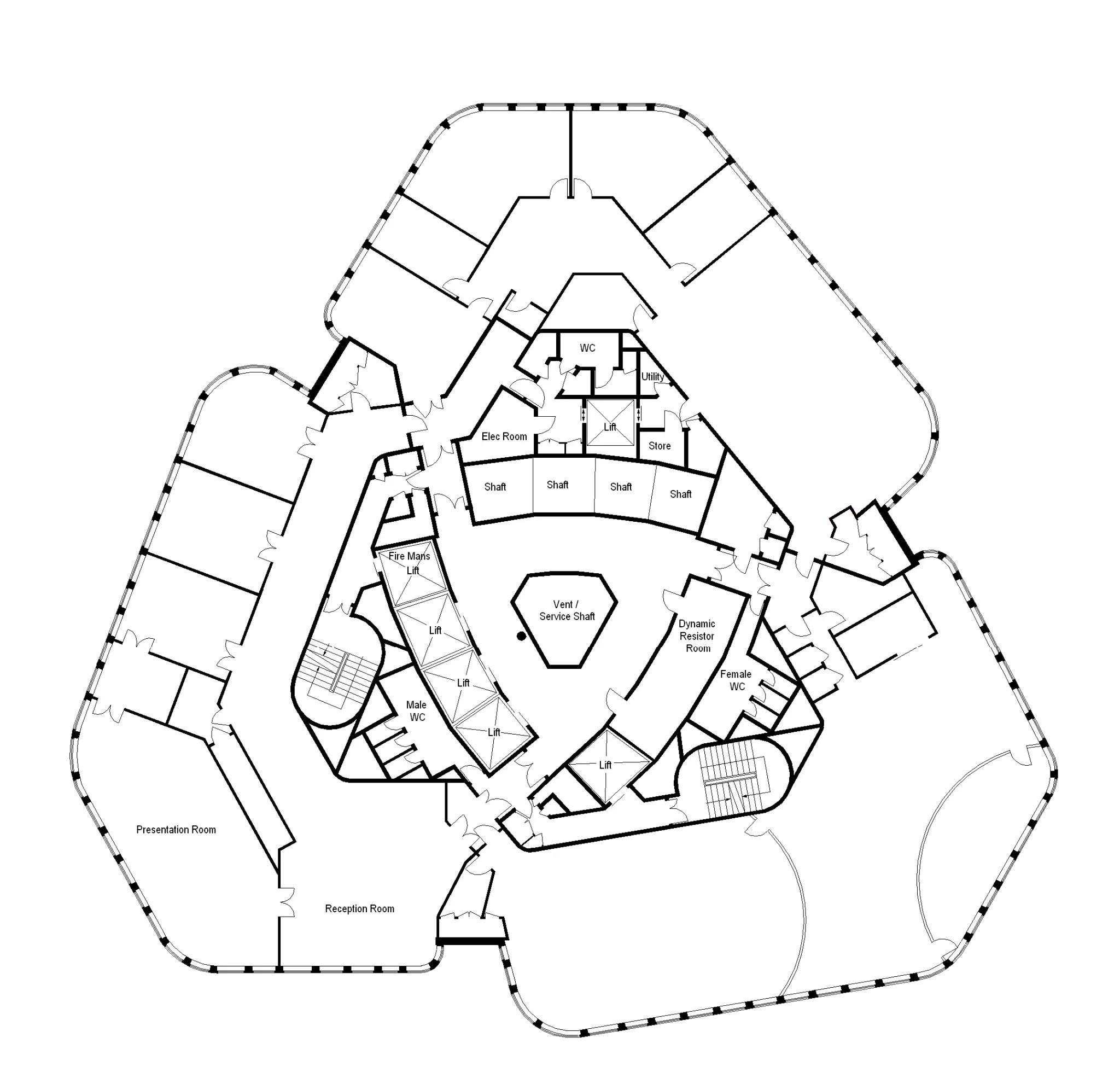Architectural Floor Plan Blueprint
