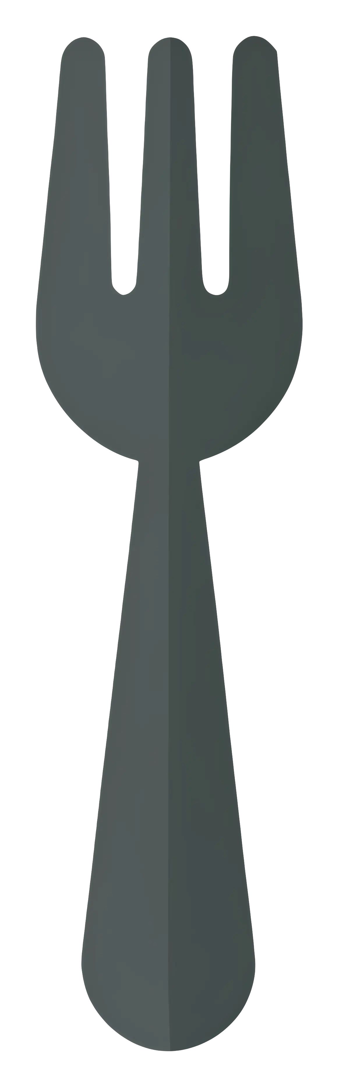 Minimalist Fork Silhouette