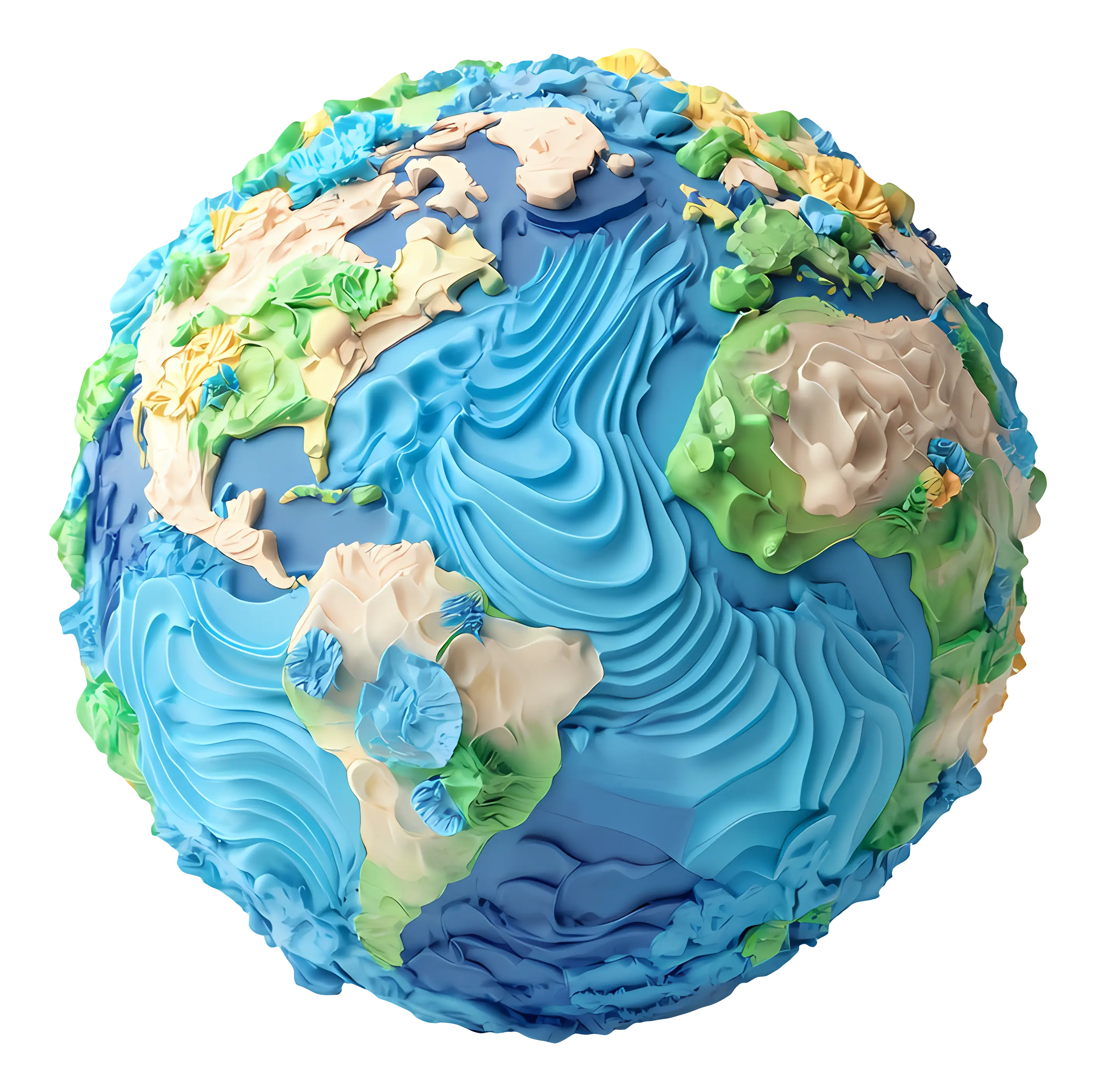 Colorful Earth Illustration