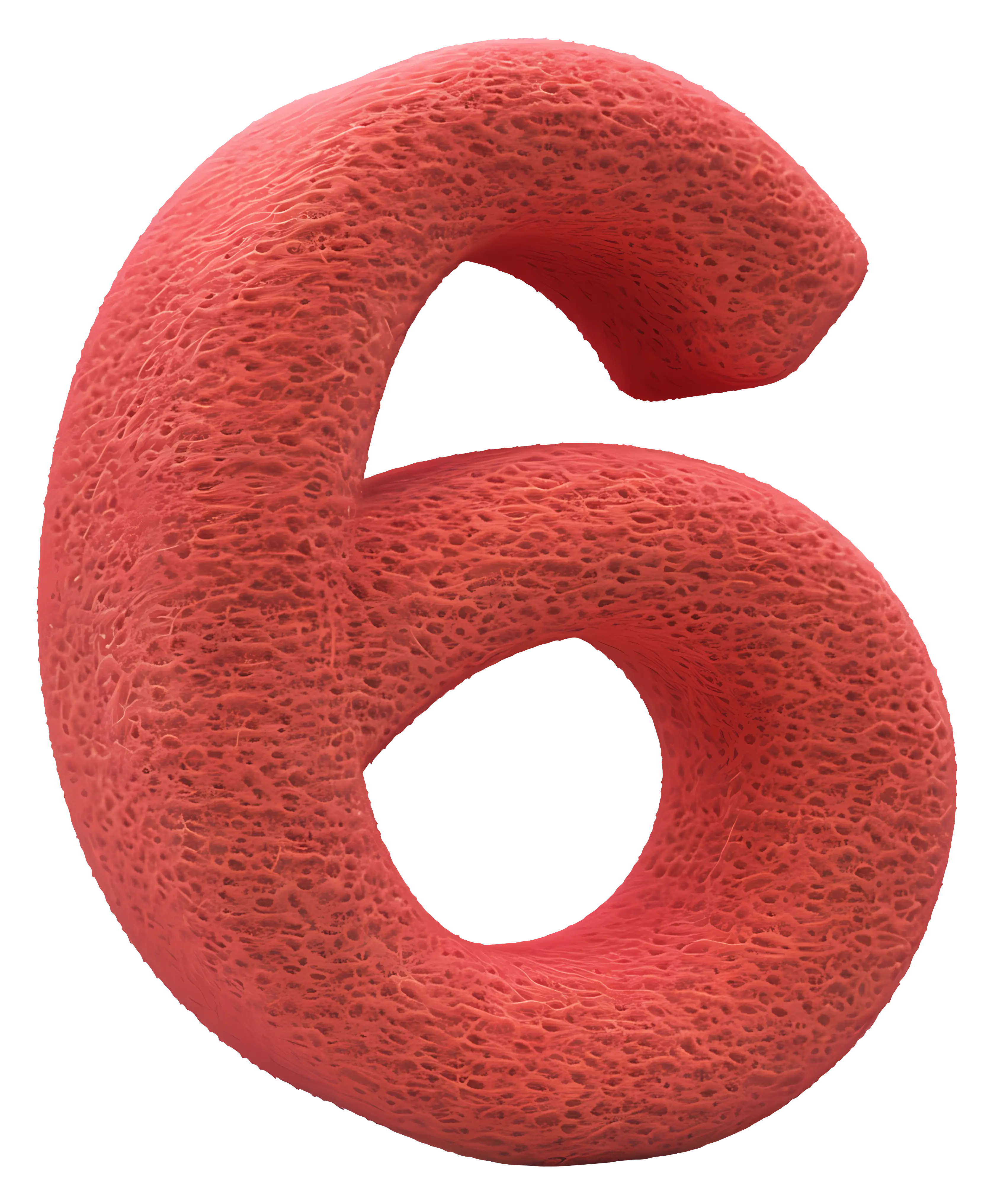 Red Number Six