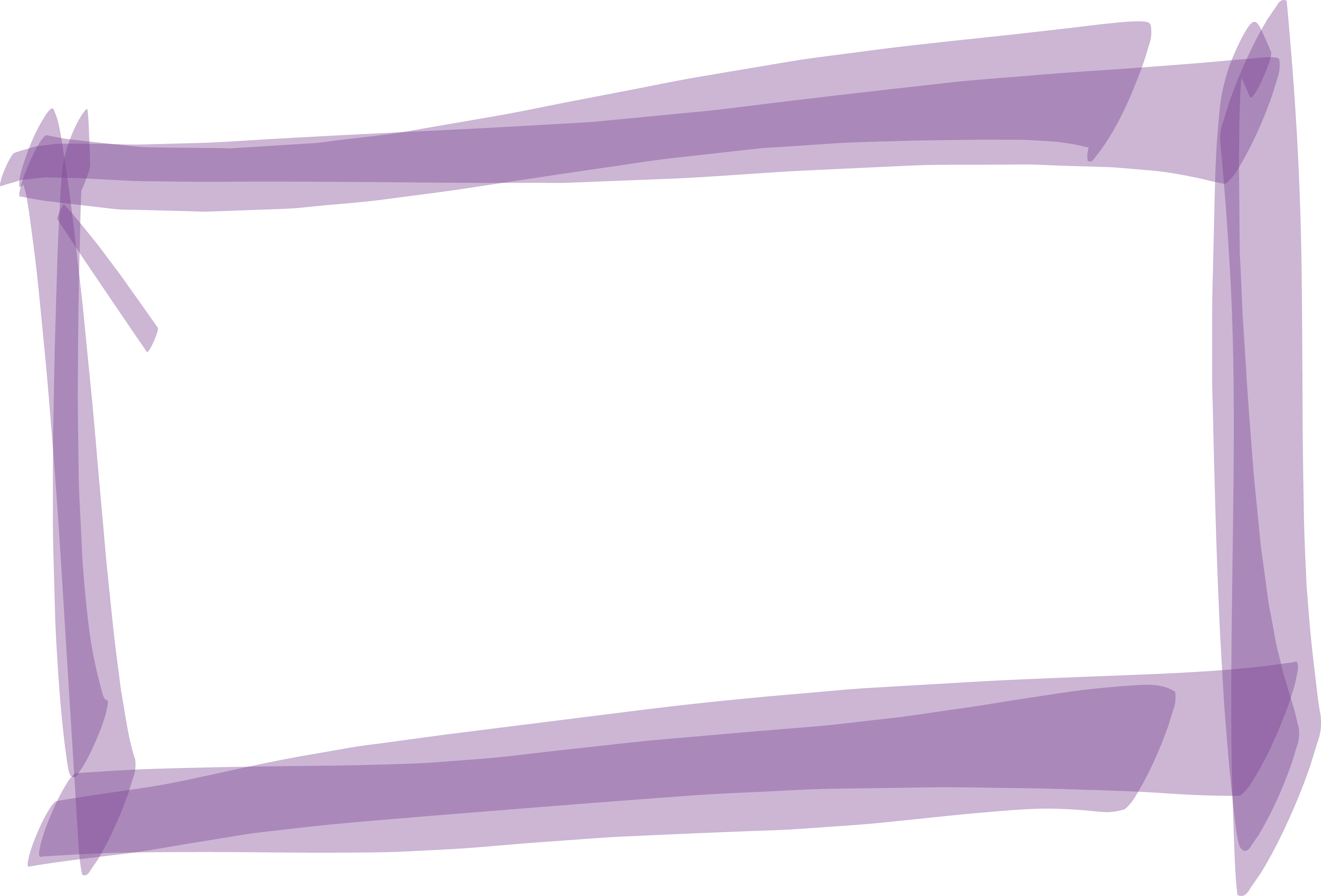 Purple Decorative Frame