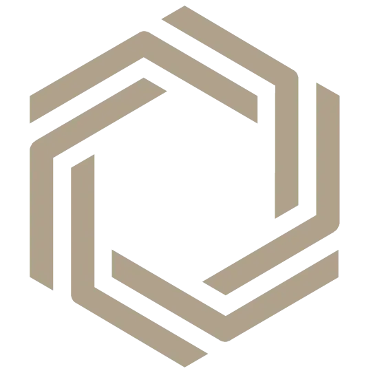 Abstract Hexagon Emblem Design