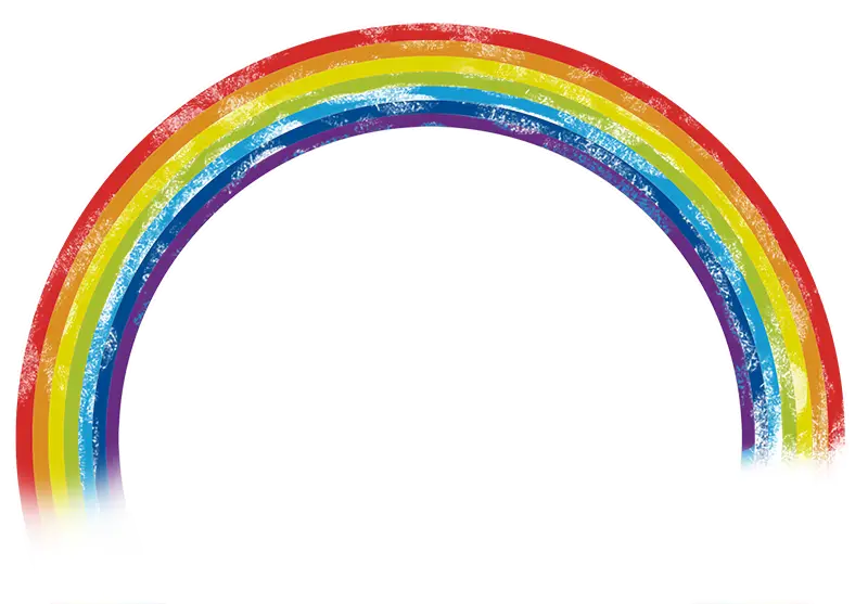 Vivid Rainbow Color Illustration