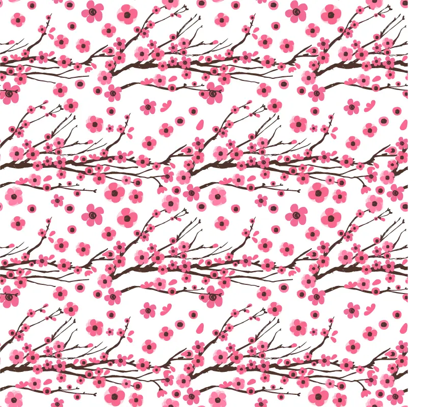 Beautiful Cherry Blossom Pattern