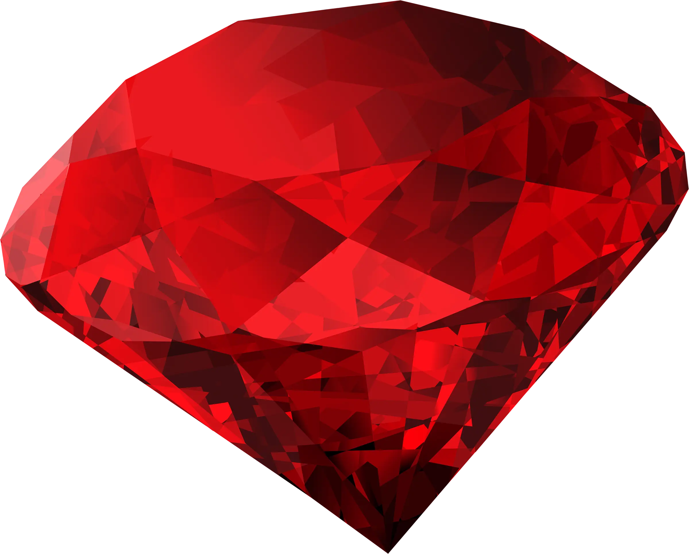 Red Ruby Gemstone Illustration