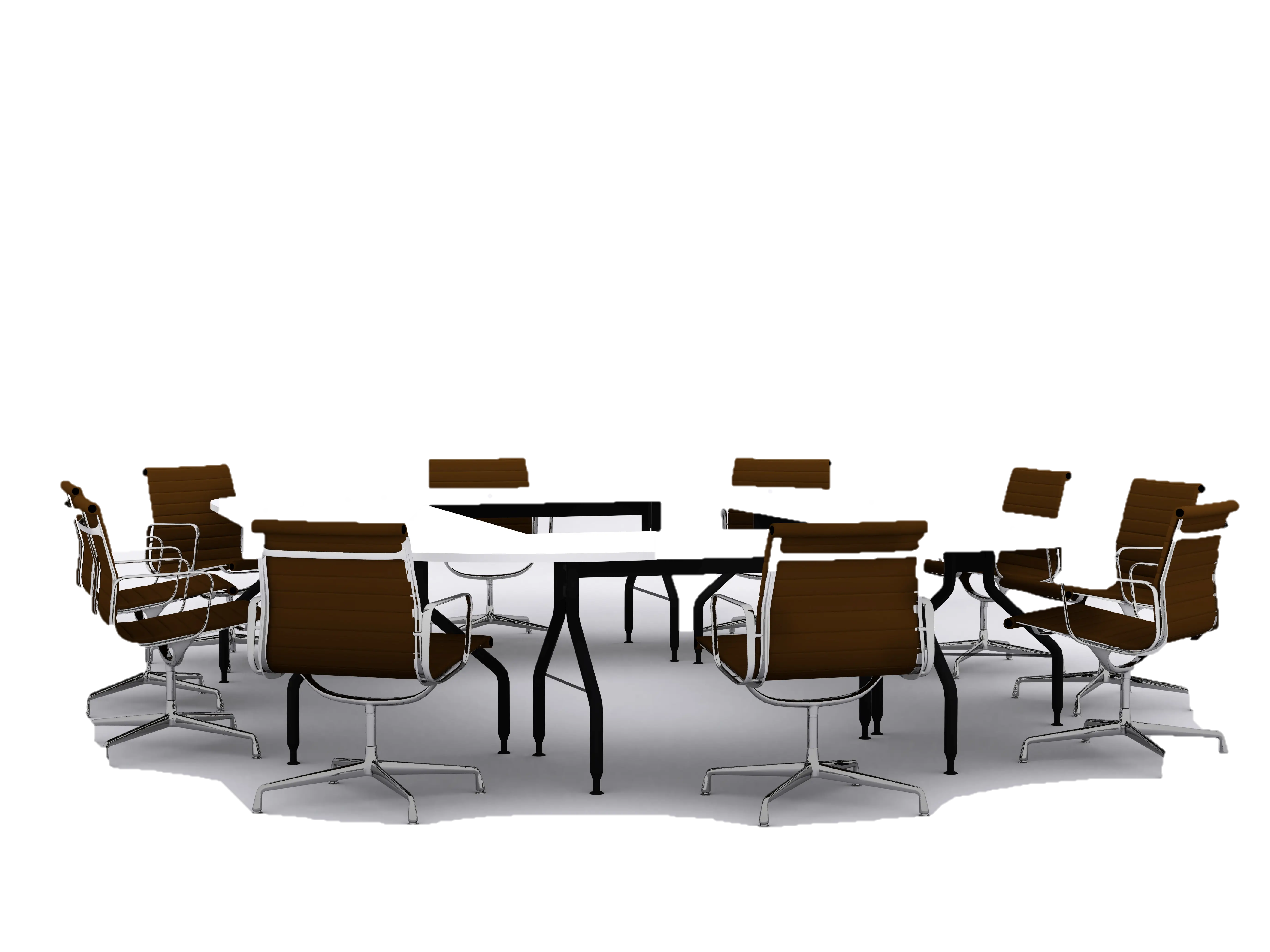 Round Meeting Table with Chairs