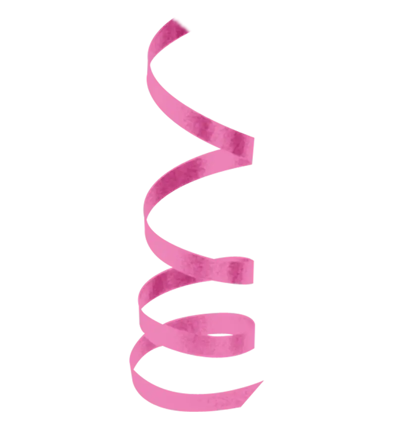 Spiral Pink Ribbon