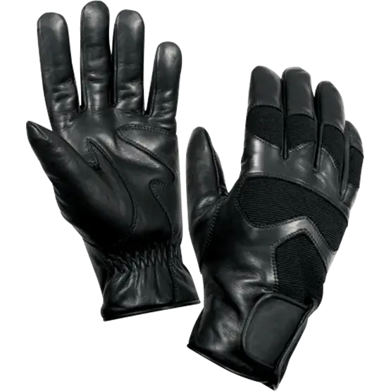 Durable Black Leather Gloves