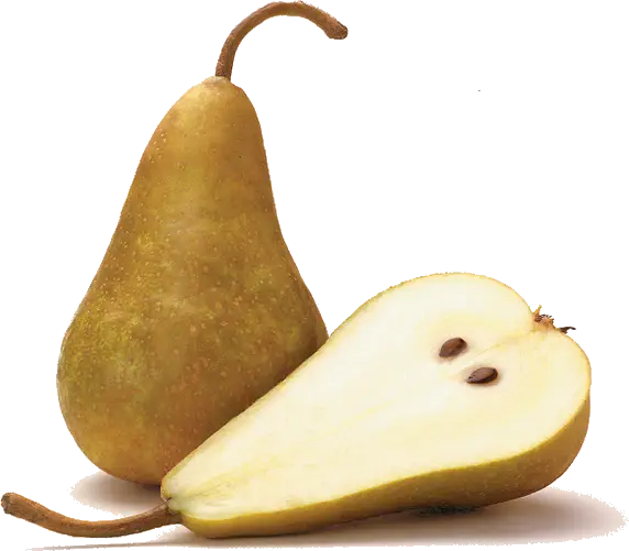 Yellow Pear and Sliced Pear