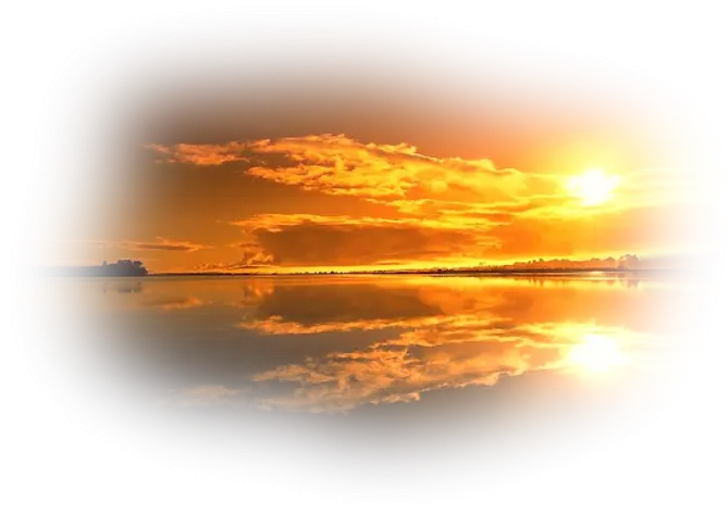Beautiful Sunset Reflection on Water