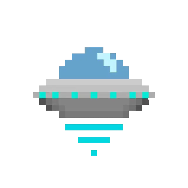 Pixel Art UFO