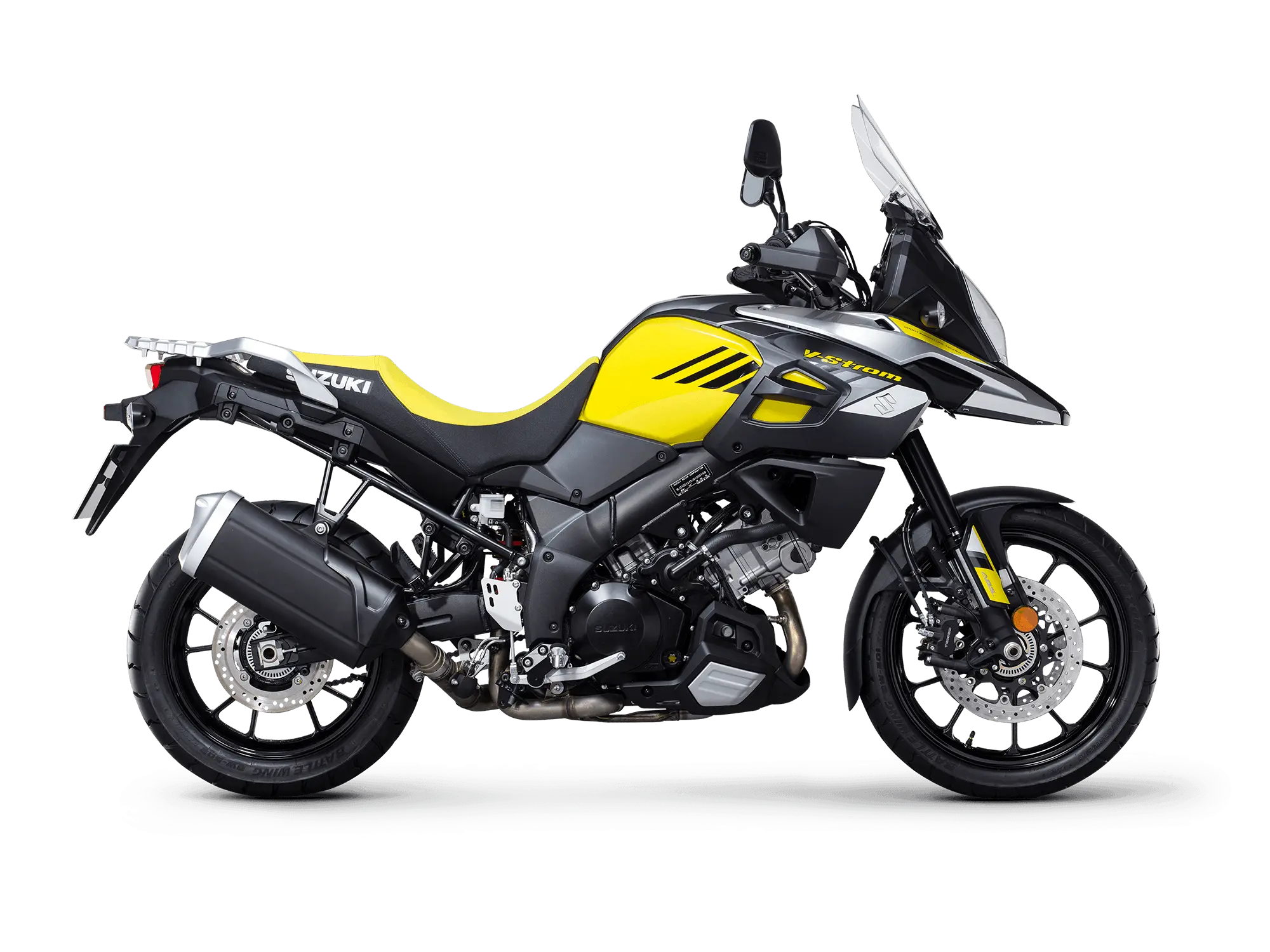 Yellow and Black Modern Motorcycle Design