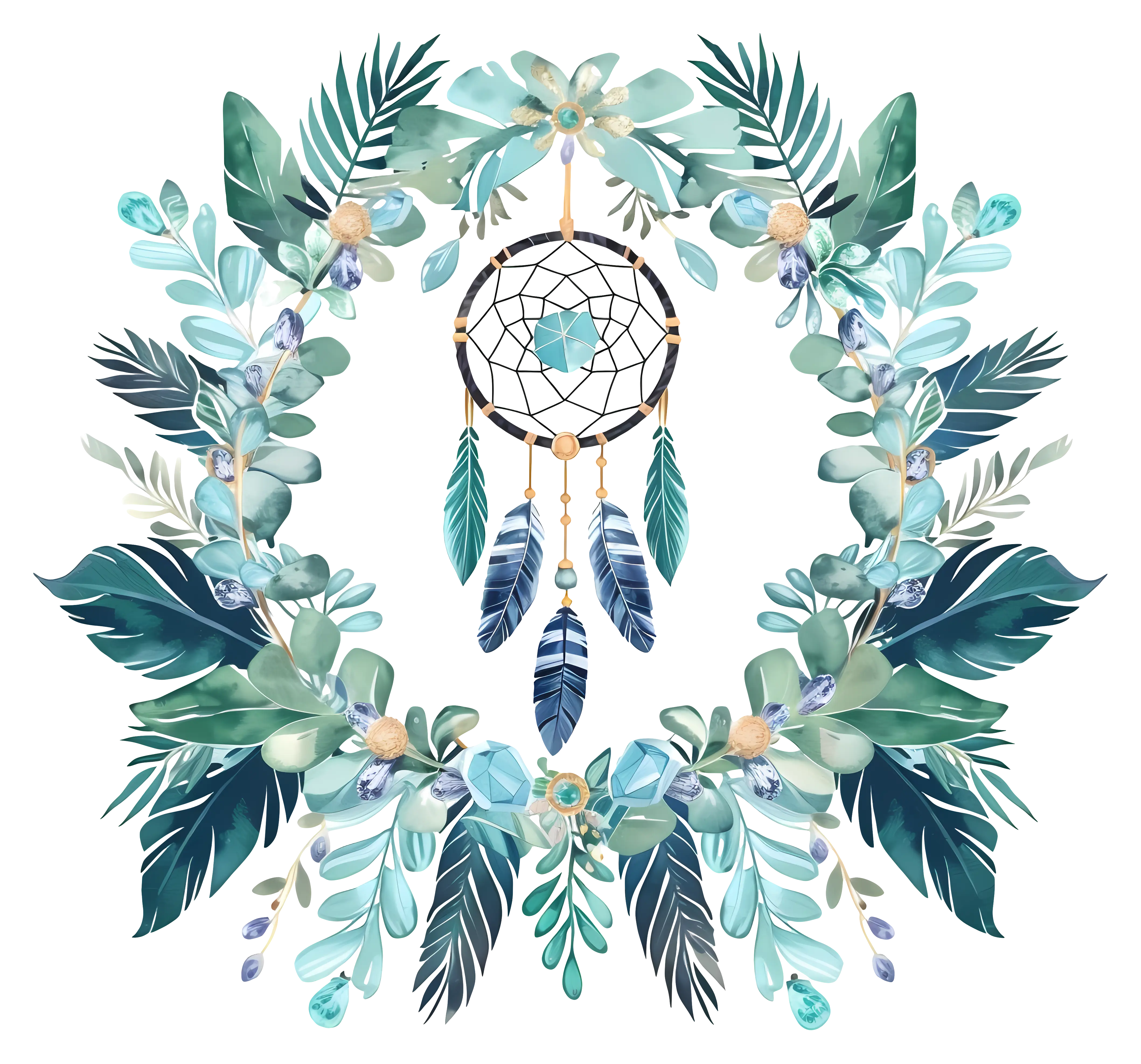 Floral Dreamcatcher Decoration