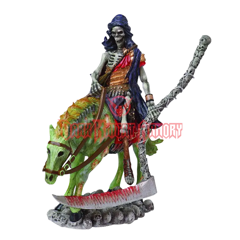 Skeleton Warrior on Horse with Scythe