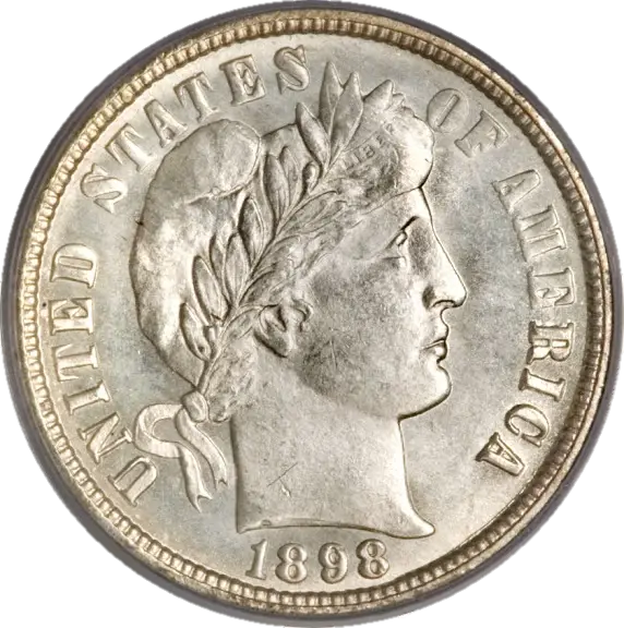 1898 Barber Silver Coin