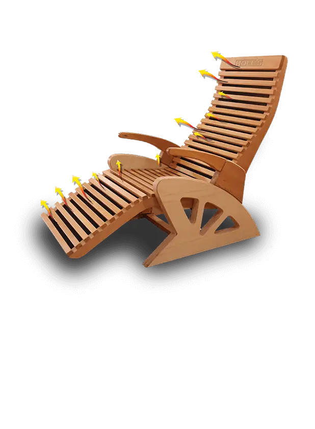 Wooden Recliner Chair for Relaxation