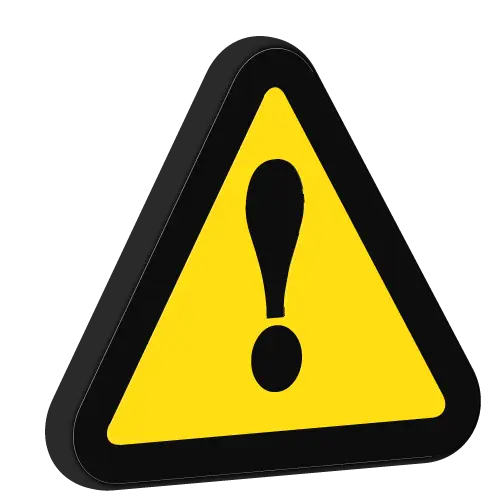 Warning Triangle Symbol with Exclamation