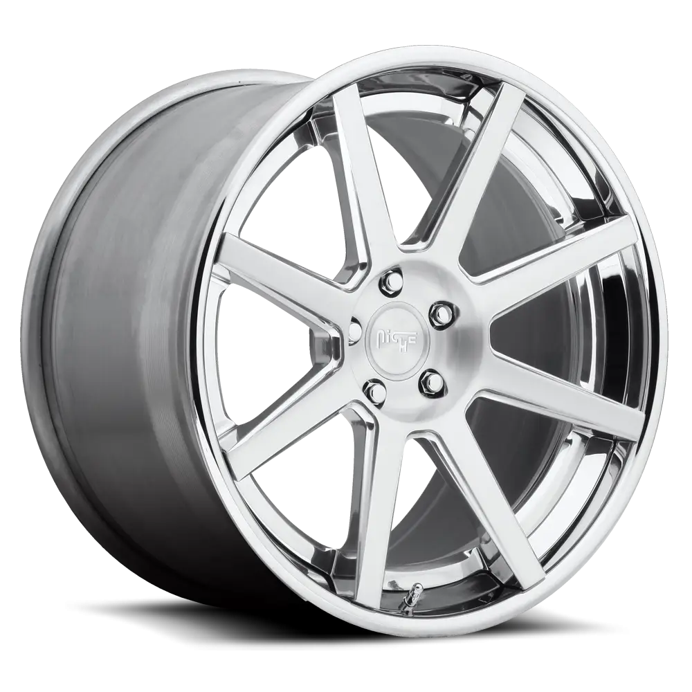 Silver Alloy Car Wheel Design