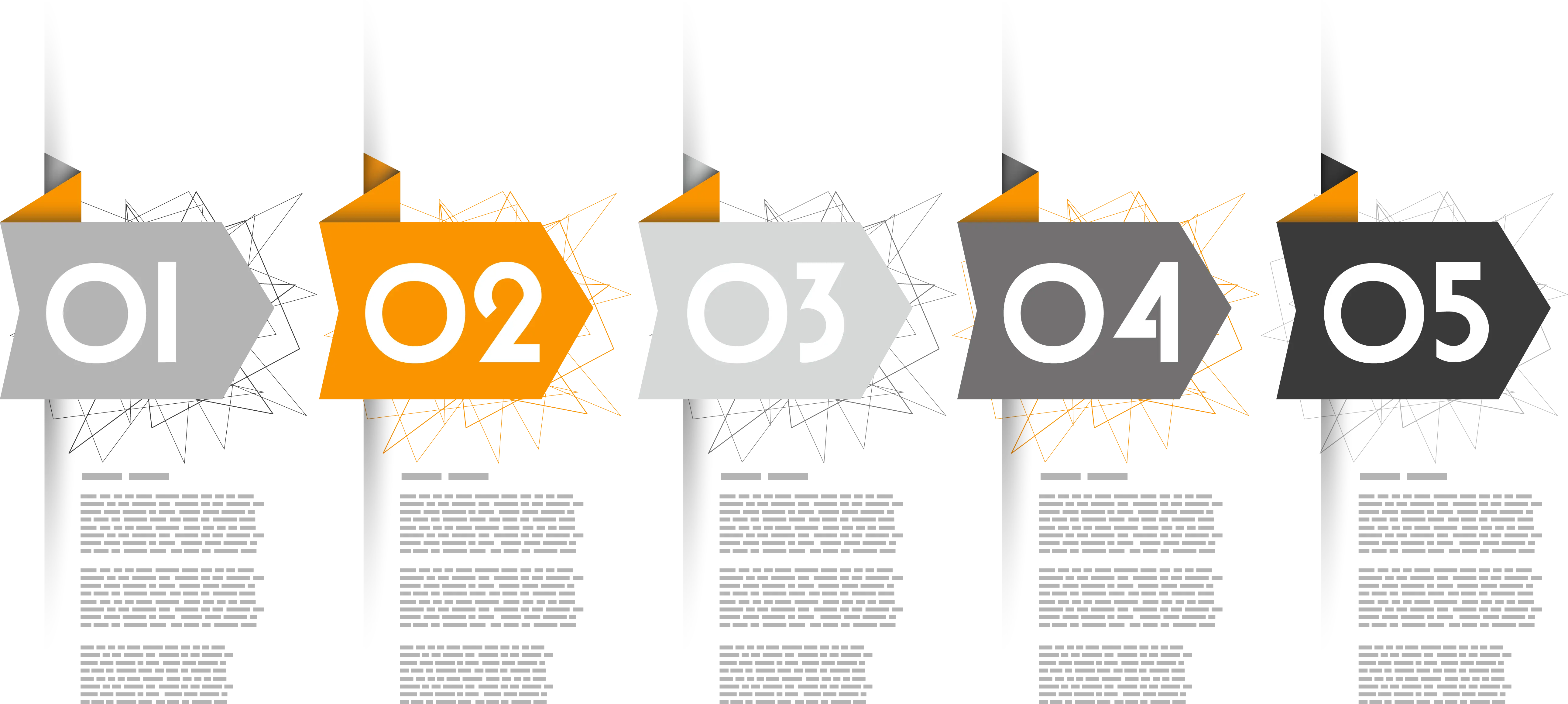 Numbered Arrows Infographic for Step-by-Step Guide