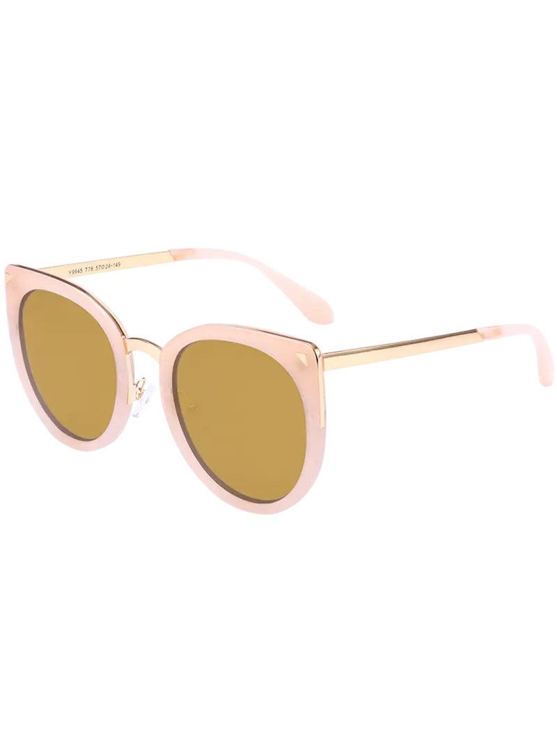 Trendy Pink Frame Sunglasses