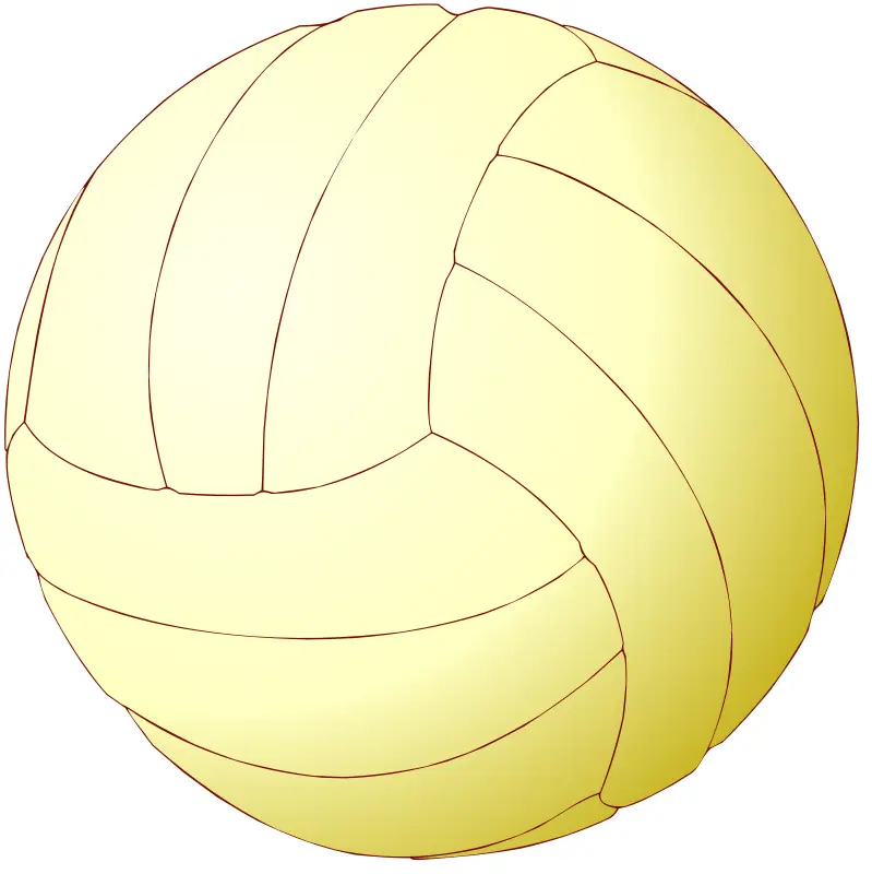 Yellow Volleyball for Sports