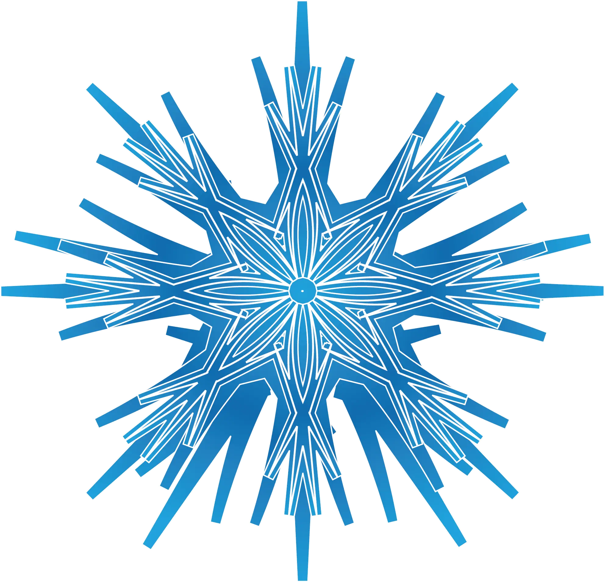 Blue Snowflake for Winter