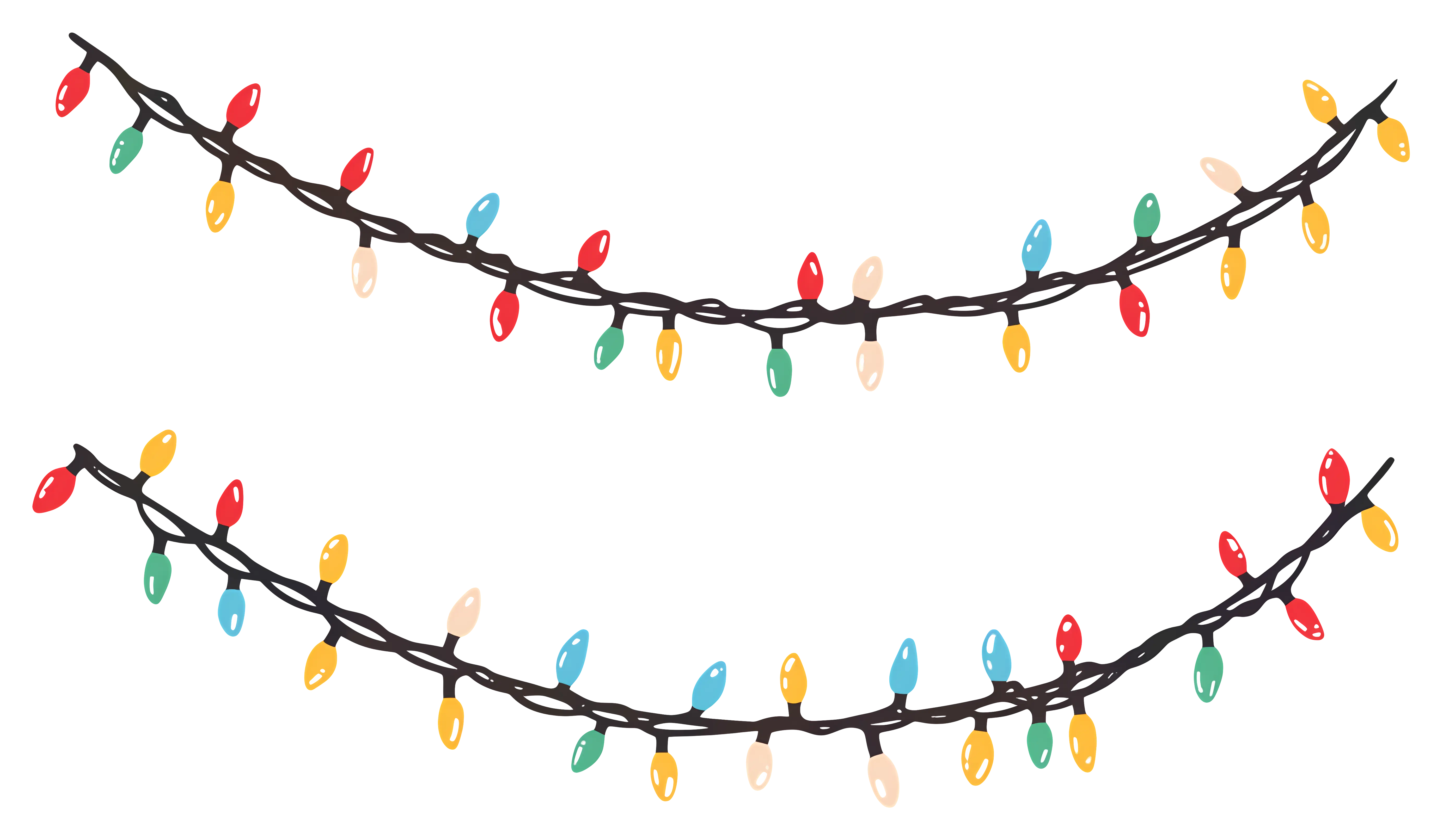 Colorful String Lights for Festivity