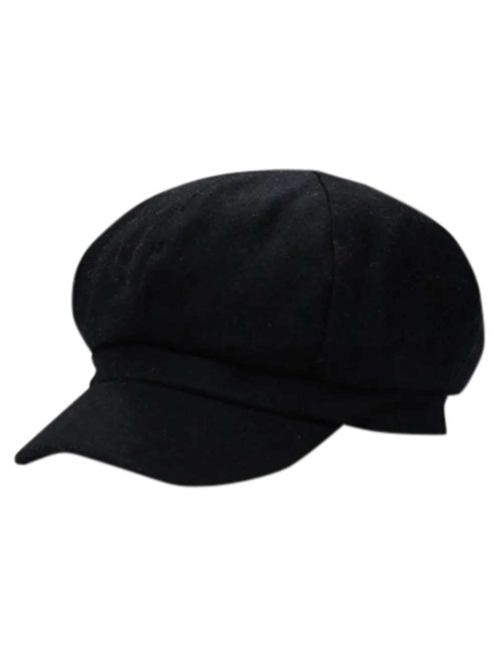 Black Flat Cap