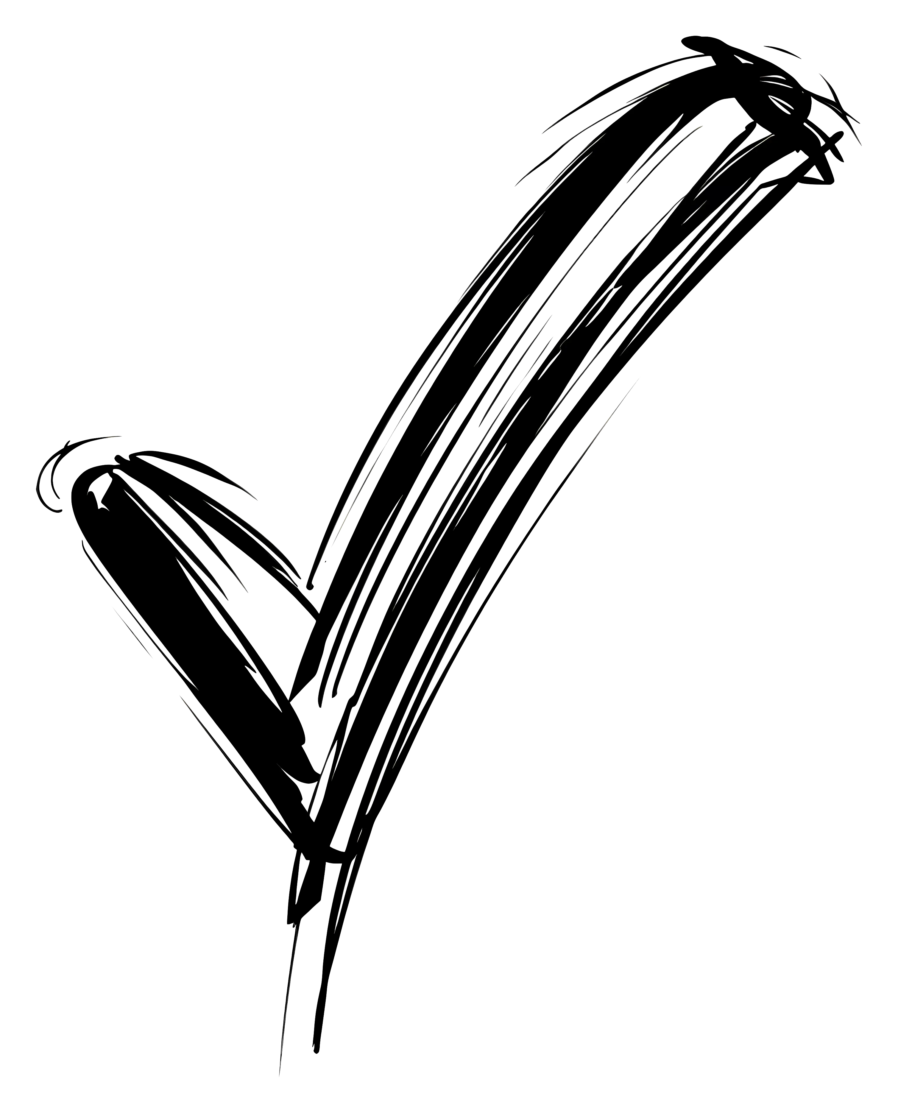 Hand-drawn Checkmark Symbol