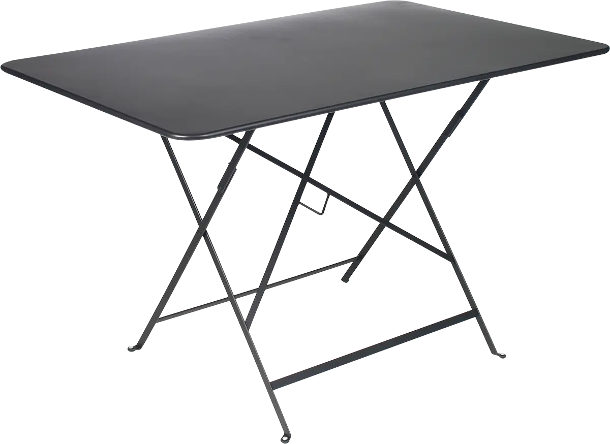 Black Folding Metal Table for Versatile Use