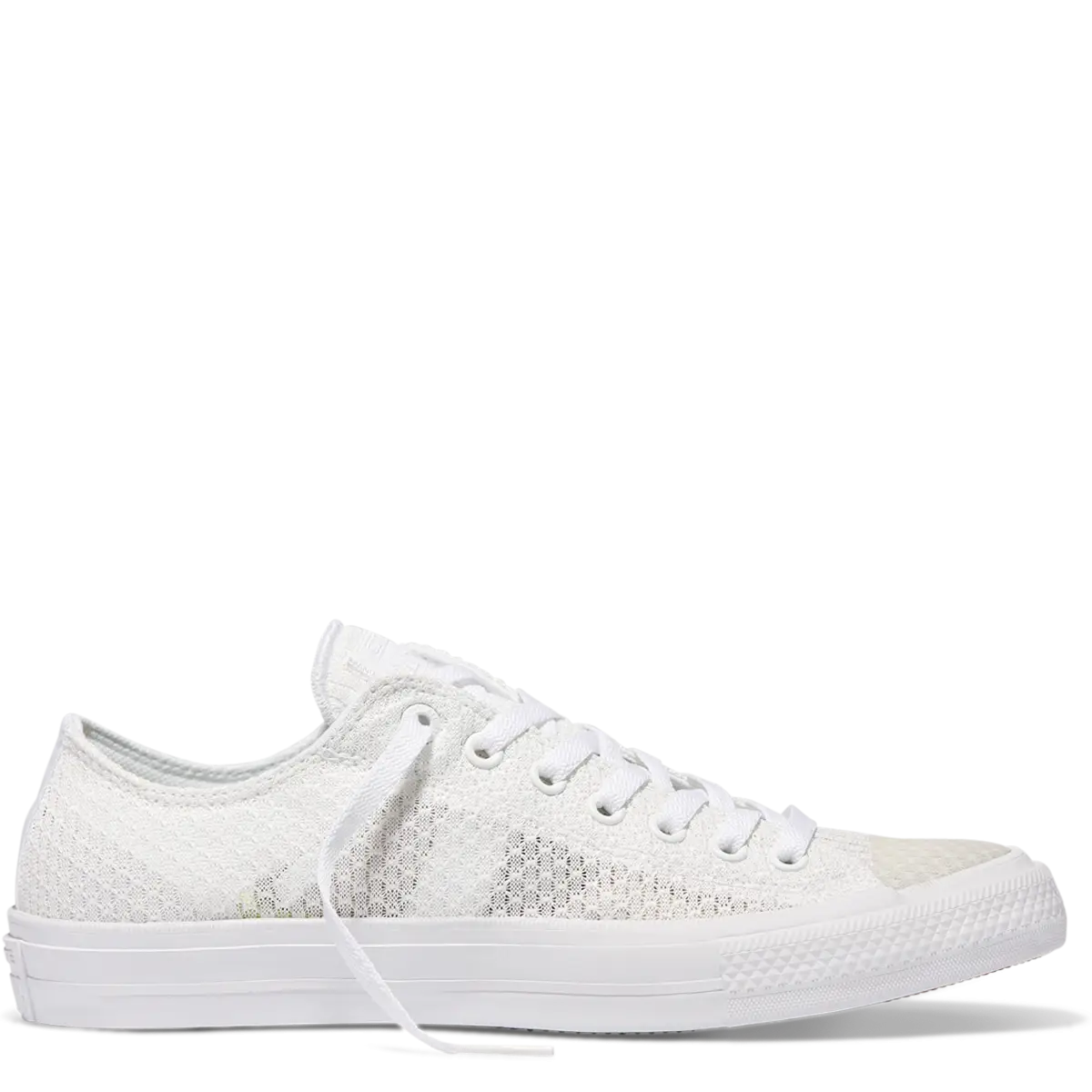 White Casual Sneakers with Laces