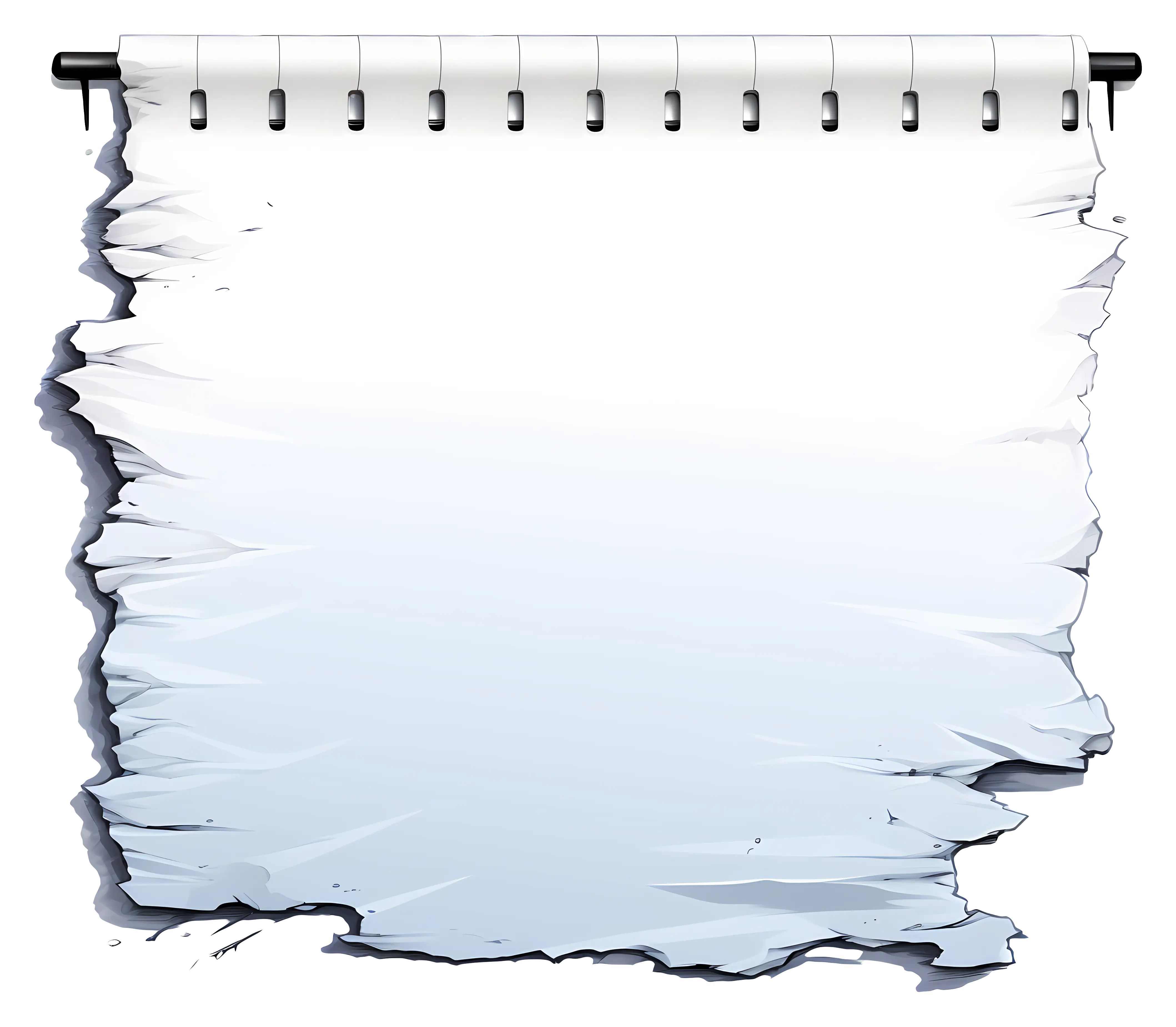 Torn Spiral Notebook Paper