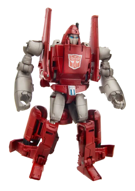 Red Robot Action Figure Toy