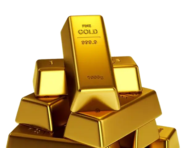 Shiny Gold Bars for Monetary Value Concept