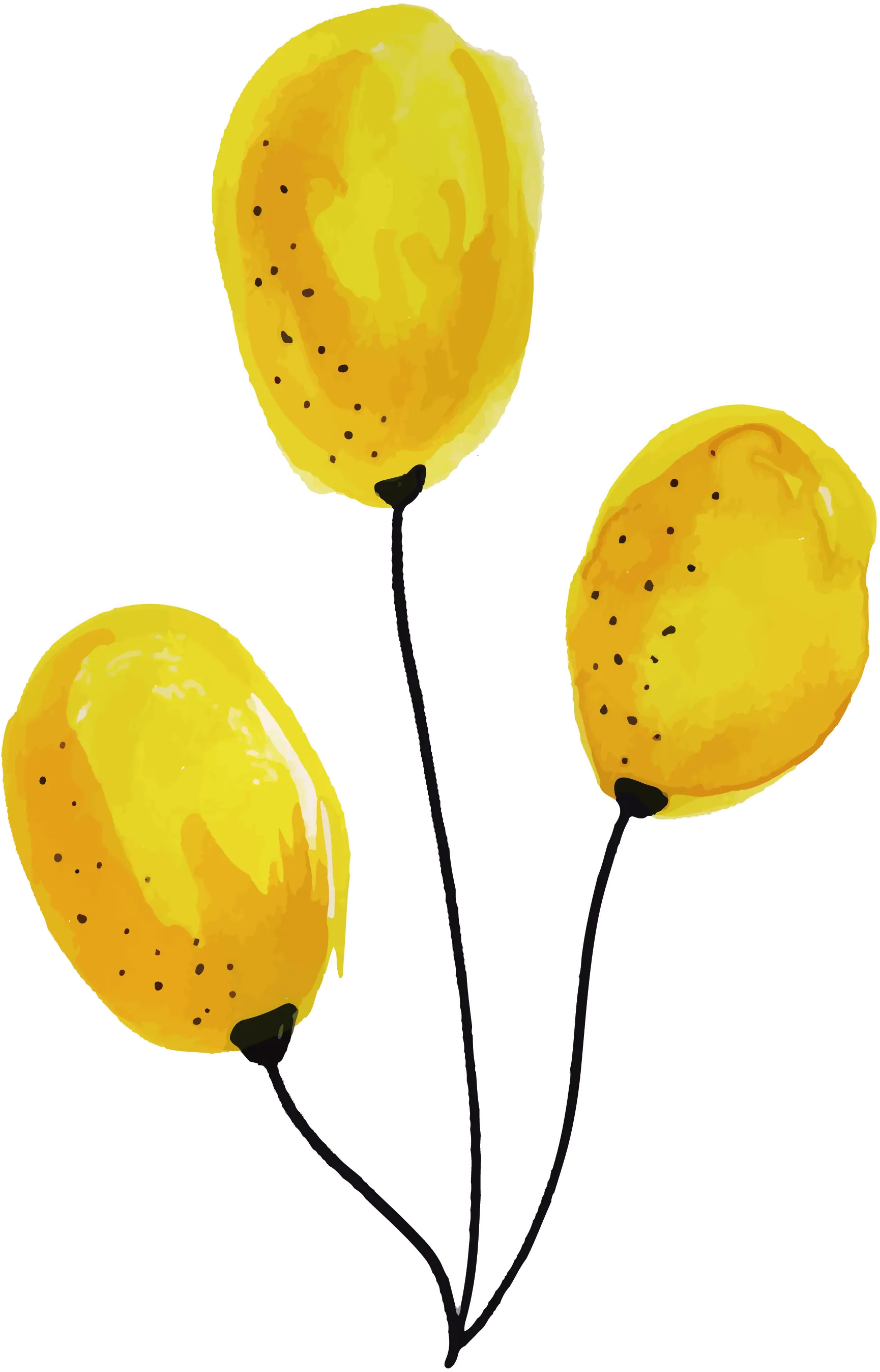 Yellow Balloons for Celebration