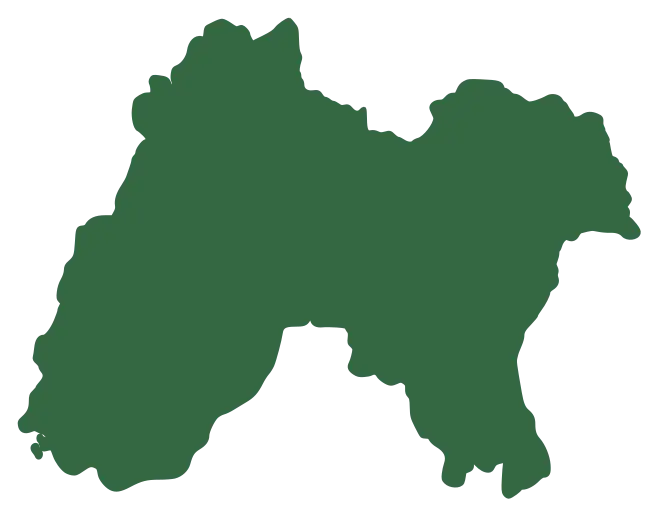 Green Regional Map