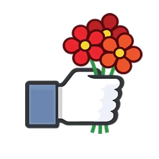Hand Holding a Bouquet of Flowers