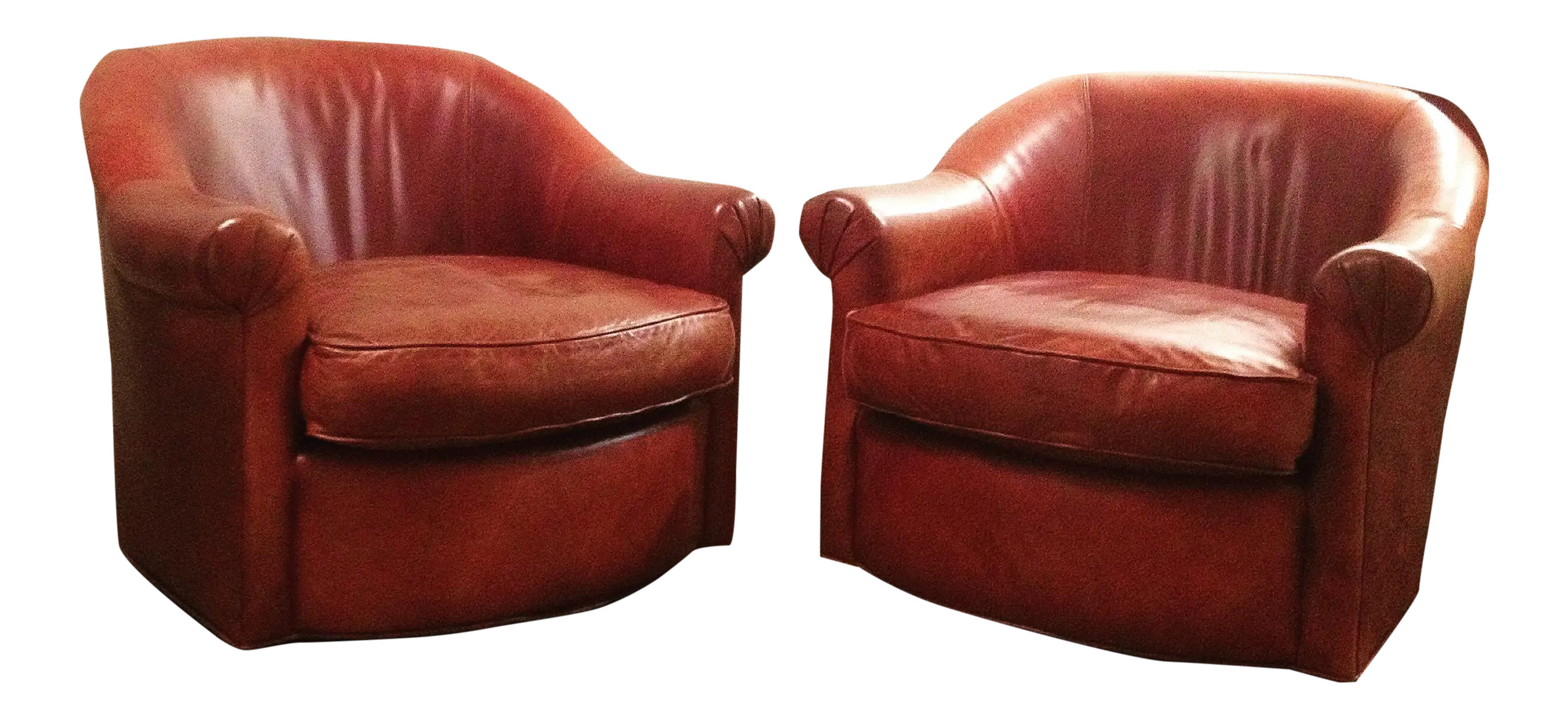 Pair of Vintage Leather Chairs