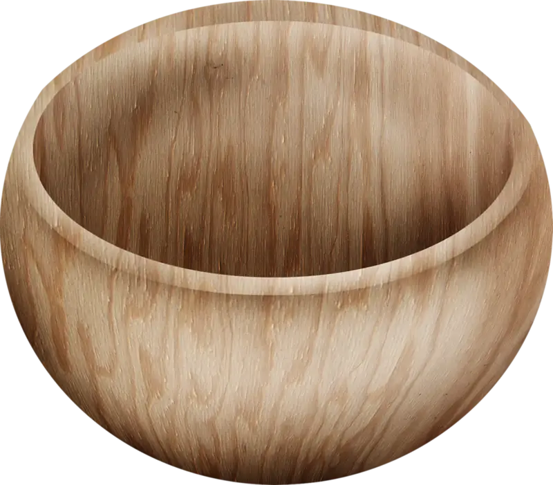 Wooden Bowl for Kitchen Use