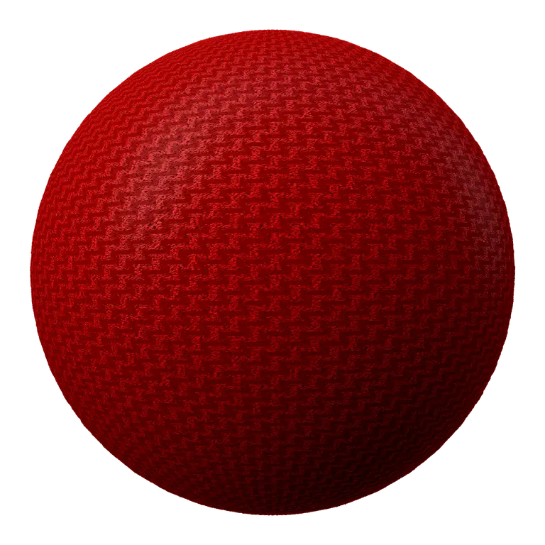 Textured Red Ball for Sports